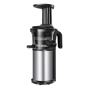 QXWJ 200W 40RPM Stainless Steel Masticating Slow Auger Juicer,220V Fruit and Vegetable Juice Extractor Compact Cold Press Juicer Machine
