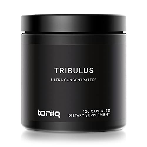 Ultra High Strength Tribulus Capsules - 95% Steroidal Saponins - 1300mg Concentrated Extract Formula for Testosterone - 120 Caps