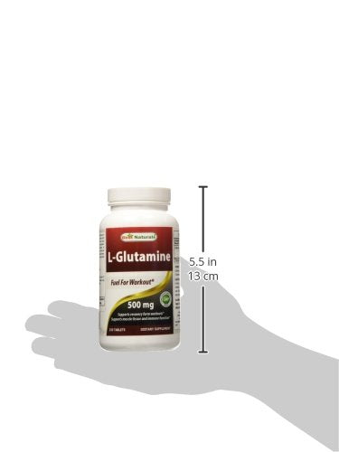 Best Naturals L-Glutamine 500 mg 250 Tablets