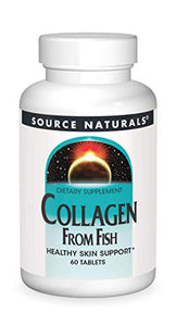 Source Naturals Collagen From Fish, Healthy Skin Support - 60 Tablets