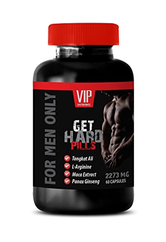 Steel libido for Men - GET Hard Pills - for Men ONLY - Tongkat ali and tribulus - 1 Bottle 60 Capsules