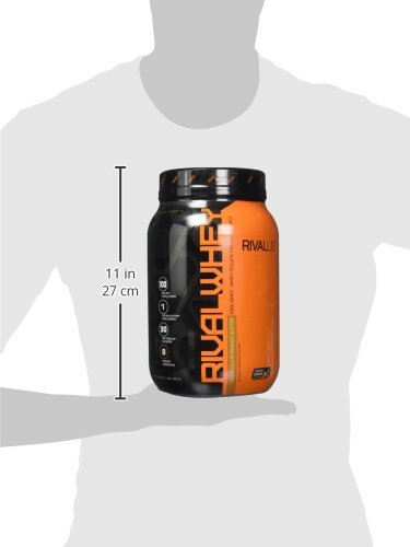 Rivalus Rivalwhey – Chocolate Peanut Butter 2lb - 100% Whey Protein, Whey Protein Isolate Primary Source, Clean Nutritional Profile, BCAAs, No Banned Substances, Made in USA