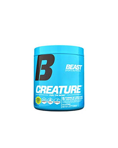 Beast Sports Nutrition – Creature Creatine Complex – Fuel Muscle Growth – Increase Strength – Enhance Endurance – Reduce Recovery Time – 5 Forms of Creatine – Citrus 60 Servings