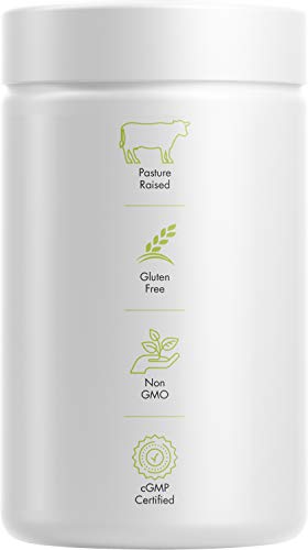 Codeage Grass Fed Beef Pancreas Supplement Glandulars - Freeze Dried, Non-Defatted Desiccated Beef Pancreas Pills – Pancreatic Enzymes Diet Meat - Pasture Raised Argentina Beef Vitamins - 180 Capsules