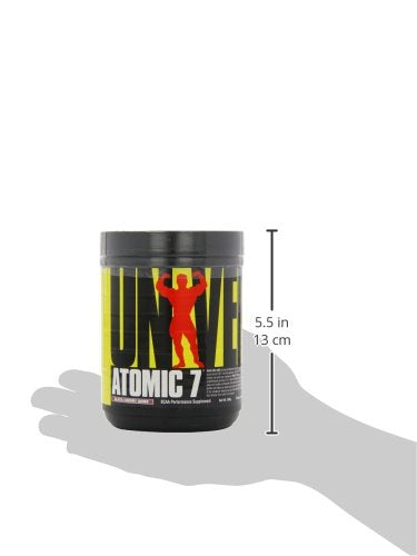 Universal Nutrition - Atomic 7 Enhanced BCAA Supplement - 8g BCAA with 2g Glutamine, 1g Citrulline Malate, 500mg L-Taurine - Black Cherry Bomb - 30 Servings