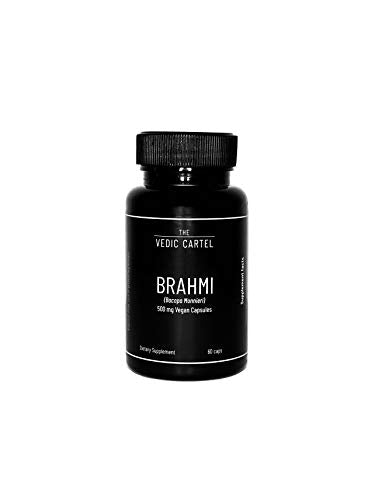 Organic Brahmi- Bacopa Monnieri 500mg Vegan Capsules