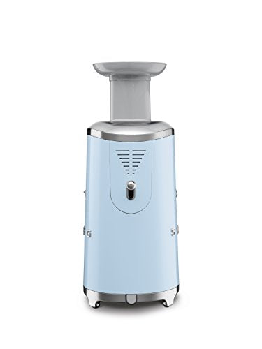 Smeg SJF01PBUS 150W 50's Retro Style Aesthetic Slow Juicer, Pastel Blue