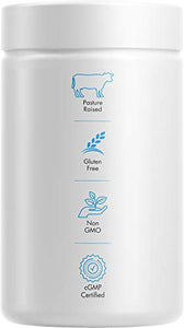 Codeage Grass Fed Beef Thymus Supplement - Freeze Dried, Non-Defatted, Desiccated Beef Thymus & Liver Pills Glandulars Meat – Pasture Raised Argentina Beef Vitamins for Thymus - Non-GMO -180 Capsules