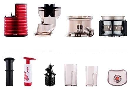 RenminRoad Slow Masticating Juicer Wide Chute Juice Extractor Cold Press Juicer Machine With Quiet Motor/Reverse Function/Juice Jug for Fruits &Vegetables