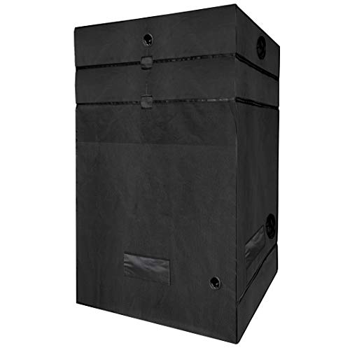 ULTRA YIELD 60"x60"x84" + 12" Extension Grow Tent - 1680D Mylar Professional Indoor Growing Tents - Use for Hydroponics Growing System - 5x5