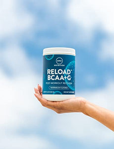 MRM Nutrition Reload BCAA+G Post-Workout Recovery| Watermelon Flavored| 9.6g Amino Acids| with CarnoSyn®| Muscle Recovery| Keto Friendly| 26 Servings