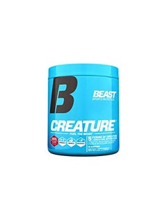 Beast Sports Nutrition – Creature Creatine Complex – Fuel Muscle Growth – Increase Strength – Enhance Endurance – Reduce Recovery Time – 5 Forms of Creatine – Cherry Limeade 60 Servings