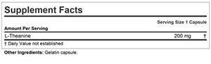 Andrew Lessman Theanine 200 mg - 60 Capsules - Promotes The Production of The Neurotransmitters Dopamine and Serotonin. Natural Calm & Relaxed Focus Without Drowsiness. Easy-to-Swallow Capsules.