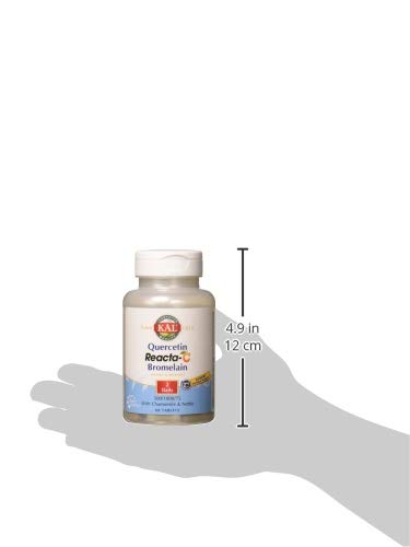 Kal Quercetin Reacta-c Bromelain Tablets, 60 Count