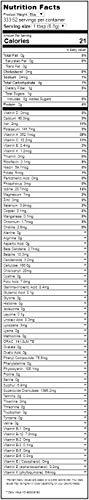 Organic Delicious Greens Superfood Powder - Barley Grass, Wheatgrass, Spirulina, Spinach, Broccoli, Coconut Milk, Ginger, Alfalfa Leaf, Beet Root, Tomato, Dulce Moringa - Raw Vegan Gluten Free - 1lb