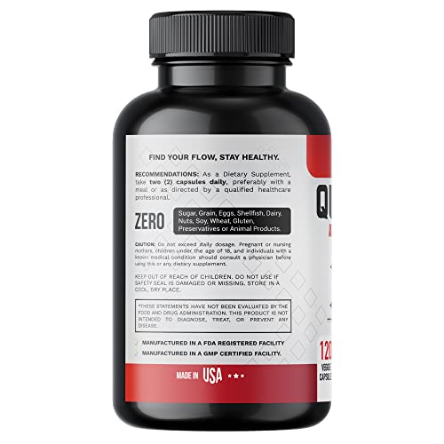 Quercetin with Vitamin C and Zinc - Quercetin 500mg - Stinging Nettle - Quercetin with Bromelain - Zinc Quercetin - 120 Veggie Caps. Quercetin Supplements + Vitamin D3 (Non-GMO, Gluten-Free, Vegan)