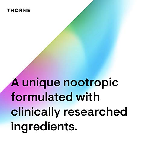 Thorne Memoractiv - Nootropic Brain Supplement - Focus, Creativity, Concentration - Ashwagandha, Ginkgo, Lutemax, Pterostilbene - Gluten-Free, Dairy-Free - 60 Capsules