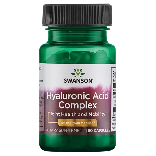 Swanson Super Potency Hyal-Joint Hyaluronic Acid Complex 166 Milligrams 60 Capsules
