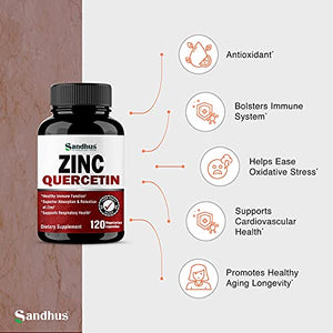 Zinc Quercetin 120 Vegetarian Capsules