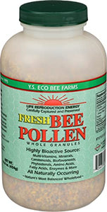 YS Bee Farms, Bee Pollen Organic, 16 Ounce