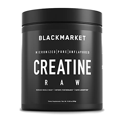 BlackMarket - Raw Creatine, 300 Grams