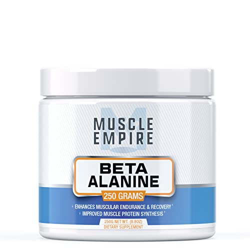 Beta-Alanine Powder - Improved Recovery & Muscle Energy - 250 Grams - Muscle Empire