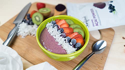 Sunfood Acai Powder | Organic & Unsweetened | 100% Raw Freeze Dried Berries | Natural Antioxidant | Non-GMO, Gluten-Free | Ultra-Clean: No Fillers, Additives, Preservatives | 4 Ounce Bag