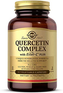 Solgar – Quercetin Complex with Ester-C Plus, 50 Vegetable Capsules