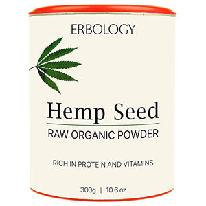 Organic Hemp Protein Powder 10.6 oz - Rich in Vitamin D and Minerals - Raw - Gluten-Free