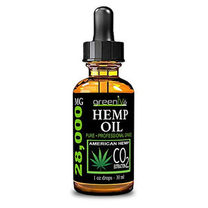 GreenIVe 28,000mg Hemp Oil with Vegan Omegas C02 Extraction Exclusively on Amazon (1)