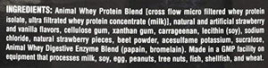 Animal Whey Isolate Whey Protein Powder – Isolate Loaded for Post Workout and Recovery – Low Sugar with Highly Digestible Whey Isolate Protein - Vanilla - 5 Pounds