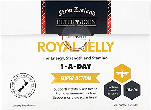 Royal Jelly 1000mg 200 Softgel Capsules 10-HDA Nutritional Supplements (3 Pack)