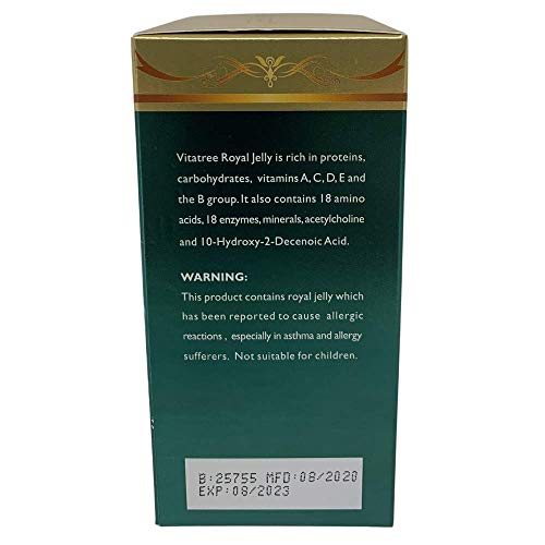 VitaTree Super Royal Jelly 1600mg 6% 10-HDA 100 Softgel Capsules - Made in Australia