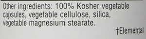 Bluebonnet Nutrition Zinc Picolinate 50 mg Vegetable Capsules, Best for Hormonal & Immune Health, Prostate Health, Skin, Vegan, Non GMO, Gluten Free, Soy Free, Milk Free, Kosher, 100 Vegetable Capsule