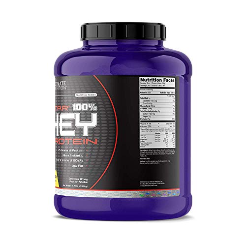 Ultimate Nutrition Prostar Whey Protein Powder of Isolate Concentrate Peptides Blend – Low Carb and Sodium, Keto Friendly, 25 Grams of Protein and 6 Grams of BCAAs - 80 Servings, Mango, 5.28 Pounds