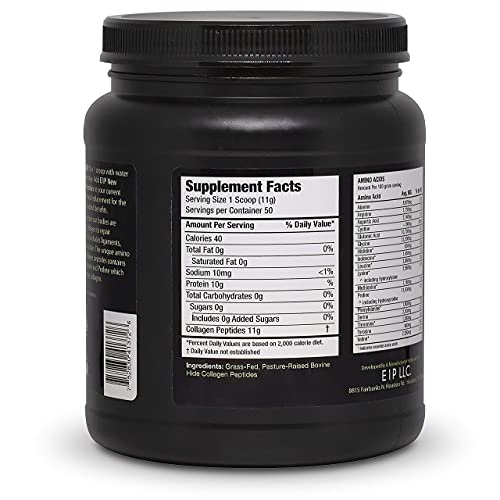 New Zealand Hydrolyzed Collagen Peptides Powder (18.2oz) 50 Servings Unflavored Grass-Fed, Pasture-Raised, Non-GMO