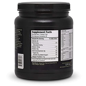 New Zealand Hydrolyzed Collagen Peptides Powder (18.2oz) 50 Servings Unflavored Grass-Fed, Pasture-Raised, Non-GMO