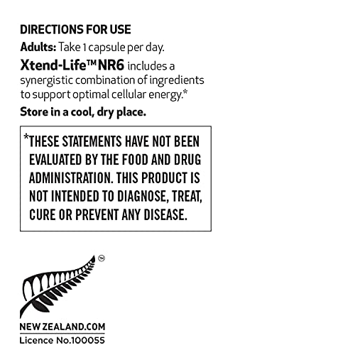 Xtend-Life, NR6, Natural NAD+ Booster, Kickstart The DNA Repair Process, 30 Capsules