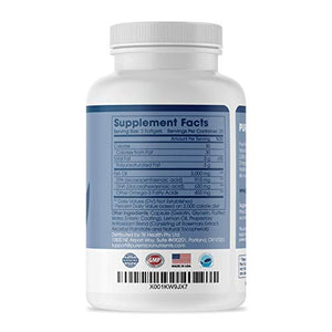 Omega 3 Fish Oil Supplement, Advanced EPA / DHA Triple Strength, 3000 mg, Burpless with Lemon, 60 Softgels, Pharmaceutical Grade - Pure Micronutrients
