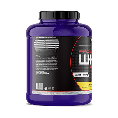 Ultimate Nutrition Prostar Whey Protein Powder of Isolate Concentrate Peptides Blend – Low Carb and Sodium, Keto Friendly, 25 Grams of Protein and 6 Grams of BCAAs - 80 Servings, Mango, 5.28 Pounds