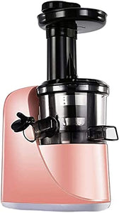 XUERUIGANG Juicer Machines, Slow Juicer Masticating Juicer with 2-Speed Modes, Cold Press Juicer Extractor Easy to Clean, Quiet Motor, Reverse Function, for Fruits and Vegtables (Pink)