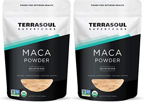 Terrasoul Superfoods Organic Gelatinized Maca Powder, 2 Lbs - Premium Quality | Supports Increased Stamina & Energy | Gelatinized for Easy Digestion