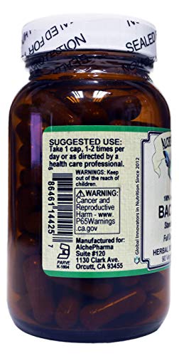 Bacopa Contains Organic Full Spectrum w/ 20% Bacosides (90 Vcaps)