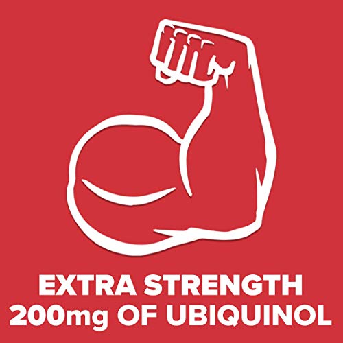 Qunol Ubiquinol CoQ10 200mg, Powerful Antioxidant for Heart and Vascular Health, Essential for Energy Production, Natural Supplement Active Form of CoQ10, 60 Count Twin Pack