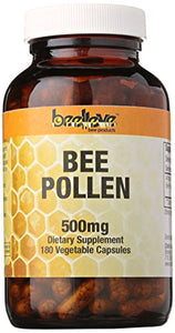 Beelieve Bee Pollen Veg Capsules, 500 mg, 180 Count