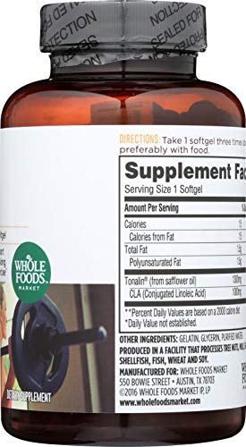 Whole Foods Market, CLA (Tonalin) 1300mg, 90 ct