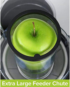 Mueller Juicer Ultra Power, Easy Clean Extractor Press Centrifugal Juicing Machine, Wide 3" Feed Chute for Whole Fruit Vegetable, Anti-drip, High Quality, Large, Silver