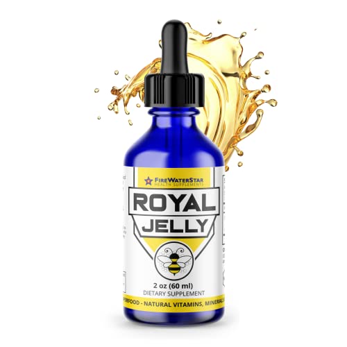 Royal Jelly - 500mg - 2oz - Natural - Non-GMO - Bee Powered Superfood - Natural Vitamins, Minerals, Antioxidants - Anti Aging - Skin Health - Immune System Support