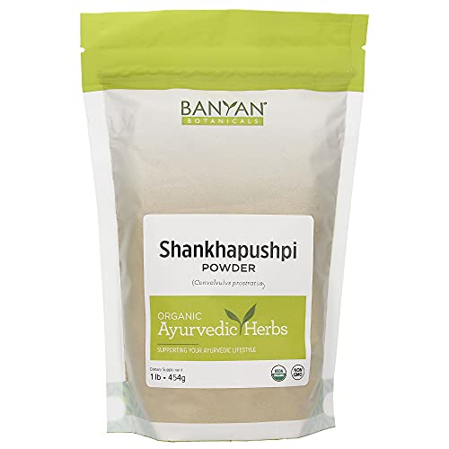 Banyan Botanicals Shankhapushpi Powder - USDA Organic, 1 lb - Evolvus alsinoides - Ayurvedic Herbal Powder for a Healthy Mind*