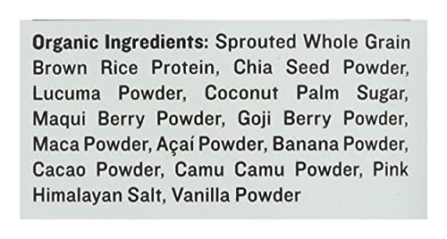 Sunfood Organic Superfood Smoothie Mix- Original Flavor | New Plant-Based Protein Blend (Pea, Hemp, Almond, Pumpkin) High Quality All-Natural Ingredients | Non-GMO, Vegan, Gluten Free | 8 oz Bag